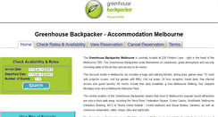 Desktop Screenshot of greenhouse.melbourne-hostels.com.au